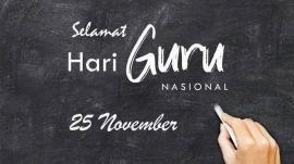 SELAMAT HARI GURU NASIONAL